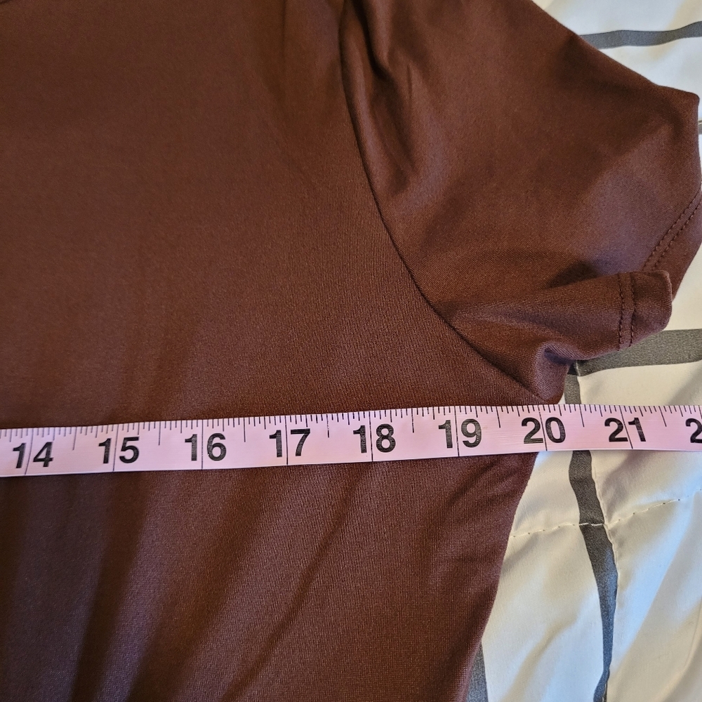 Haley and June brown rum raisin dress. 2X - Picture 4 of 7